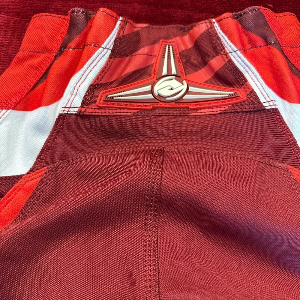 Answer‎ Racing Syncron Youth Motocross Pants Red Maroon White Size 18 Youth